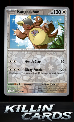 Reverse Holofoil Kangaskhan - 151/182 151/182 Pokemon Common SV10: Destined Riva