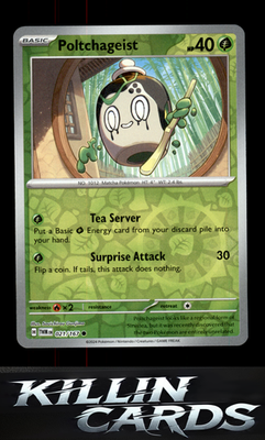 Reverse Holofoil Poltchageist - 021/167 021/167 Pokemon Common SV06: Twilight Ma