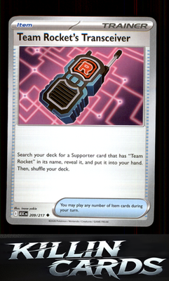 Team Rocket's Transceiver - 209/217 209/217 Pokemon Uncommon ME: Ascended Heroes