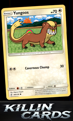 Yungoos 180/236 Pokemon Common SM - Unified Minds Card NM