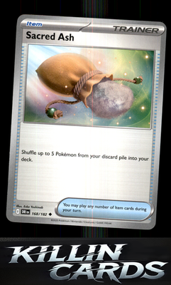 Sacred Ash 168/182 Pokemon Uncommon SV10: Destined Rivals Card NM