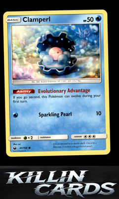Clamperl 41/168 Pokemon Common SM - Celestial Storm Card NM