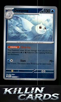 Reverse Holofoil Dewgong - 022/094 022/094 Pokemon Common ME02: Phantasmal Flame