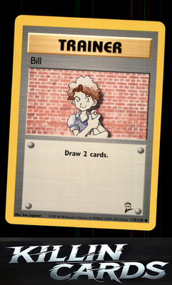 Bill 118/130 Pokemon Common Base Set 2 Card LP