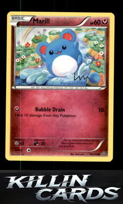 Marill 76/114 Pokemon Common XY - Steam Siege Card NM