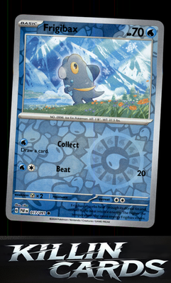Reverse Holofoil Frigibax - 017/091 017/091 Pokemon Common SV: Paldean Fates Car