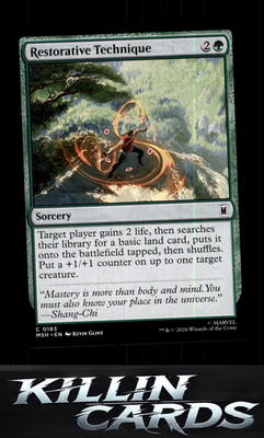 Restorative Technique 183 Magic C Marvel Super Heroes Card NM