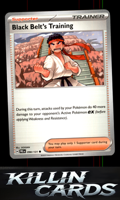 Black Belt's Training - 098/131 098/131 Pokemon Common SV: Prismatic Evolutions