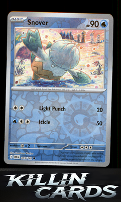 Reverse Holofoil Snover 059/182 Pokemon Common SV10: Destined Rivals Card NM