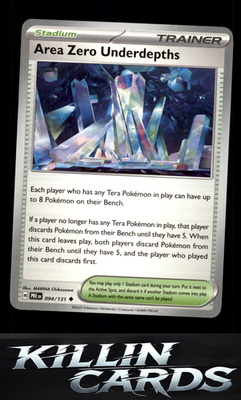 Area Zero Underdepths 094/131 Pokemon Uncommon SV: Prismatic Evolutions Card NM