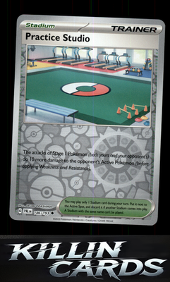 Reverse Holofoil Practice Studio 186/193 Pokemon Uncommon SV02: Paldea Evolved C
