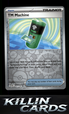 Reverse Holofoil TM Machine 181/182 Pokemon Uncommon SV10: Destined Rivals Card