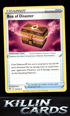 Box of Disaster 154/196 Pokemon Uncommon SWSH11: Lost Origin Card NM