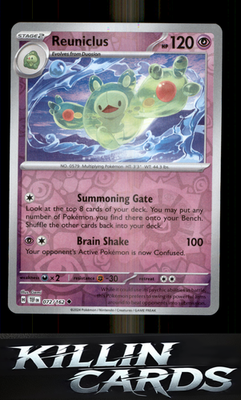 Reverse Holofoil Reuniclus - 072/162 072/162 Pokemon Uncommon SV05: Temporal For