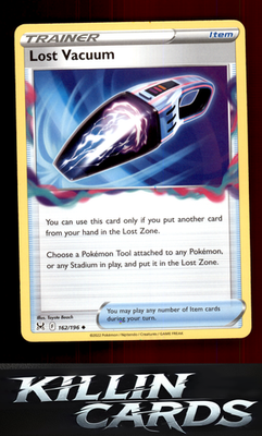 Lost Vacuum 162/196 Pokemon Uncommon SWSH11: Lost Origin Card NM