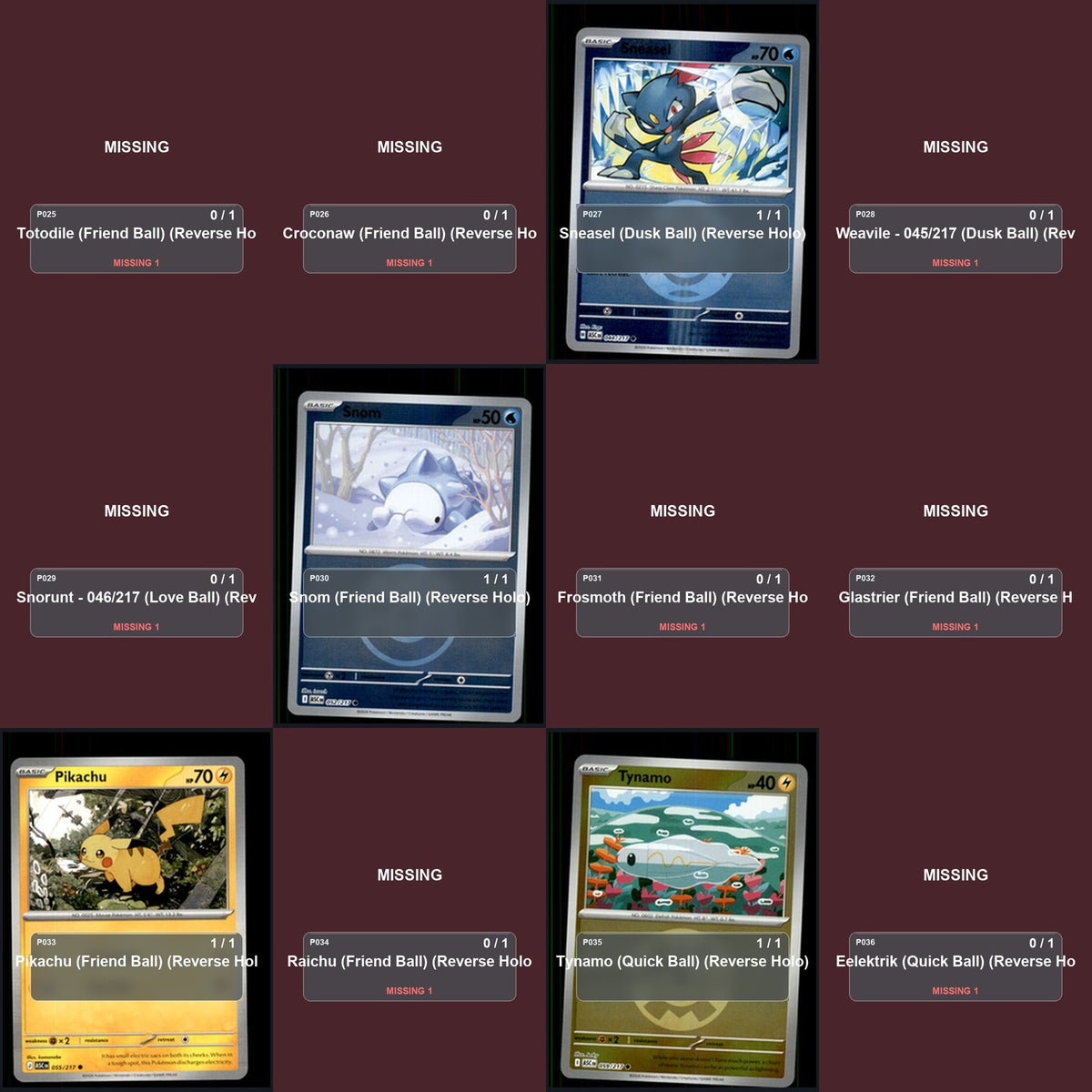 Pokemon TCG ME: Ascended Heroes Reverse Holo Master Set 71 Reverse Holo Card