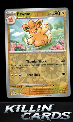 Reverse Holofoil Pawmo 075/198 Pokemon Common SV01: Scarlet & Violet Base Set Ca