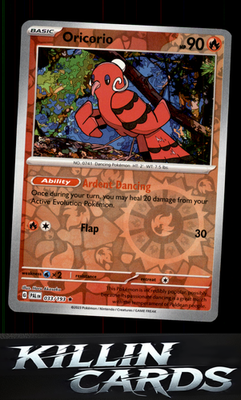 Reverse Holofoil Oricorio 033/193 Pokemon Rare SV02: Paldea Evolved Card NM
