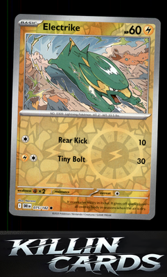 Reverse Holofoil Electrike - 075/182 075/182 Pokemon Common SV10: Destined Rival