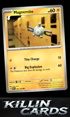 Magnemite 081/165 Pokemon Common SV: Scarlet & Violet 151 Card NM