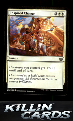Inspired Charge 20 Magic C Kaladesh Card NM