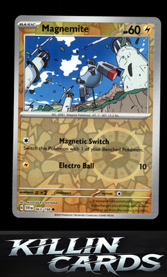 Reverse Holofoil Magnemite 063/198 Pokemon Common SV01: Scarlet & Violet Base Se
