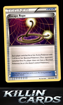 Escape Rope 120/135 Pokemon Uncommon Plasma Storm Card LP