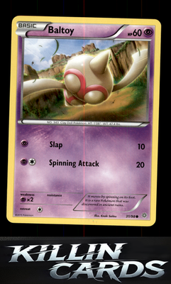 Baltoy (31) 31/98 Pokemon Common XY - Ancient Origins Card NM