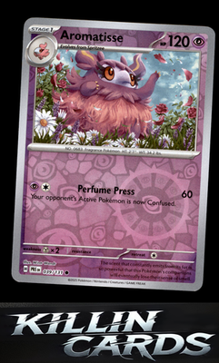 Reverse Holofoil Aromatisse 039/131 Pokemon Common SV: Prismatic Evolutions Card