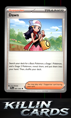 Dawn 087/094 Pokemon Uncommon ME02: Phantasmal Flames Card NM