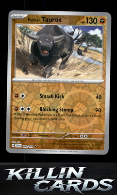 Reverse Holofoil Paldean Tauros - 101/191 101/191 Pokemon Uncommon SV08: Surging