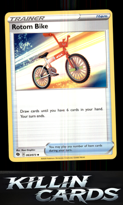 Rotom Bike 63/73 Pokemon Uncommon Champion's Path Card NM