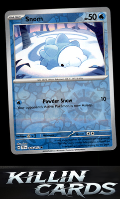 Reverse Holofoil Snom - 045/162 045/162 Pokemon Common SV05: Temporal Forces Car
