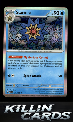 Starmie 121/165 Pokemon Rare SV: Scarlet & Violet 151 Card NM