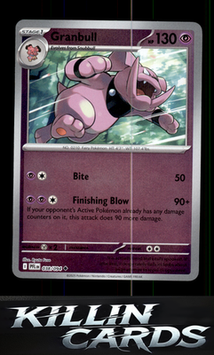 Reverse Holofoil Granbull 038/094 Pokemon Uncommon ME02: Phantasmal Flames Card