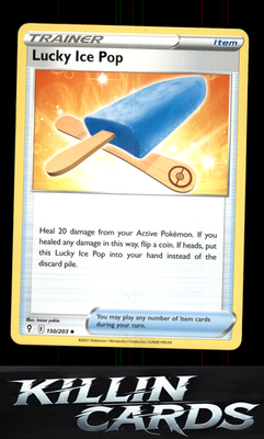 Lucky Ice Pop 150/203 Pokemon Uncommon SWSH07: Evolving Skies Card NM