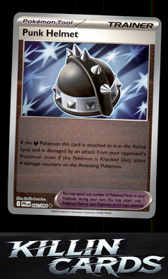 Reverse Holofoil Punk Helmet 092/094 Pokemon Uncommon ME02: Phantasmal Flames Ca