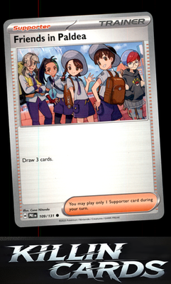 Friends in Paldea - 109/131 109/131 Pokemon Common SV: Prismatic Evolutions Card