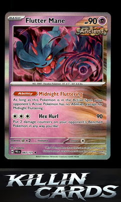 Flutter Mane 043/131 Pokemon Rare SV: Prismatic Evolutions Card NM