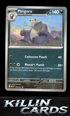 Pangoro 140/217 Pokemon Uncommon ME: Ascended Heroes Card NM