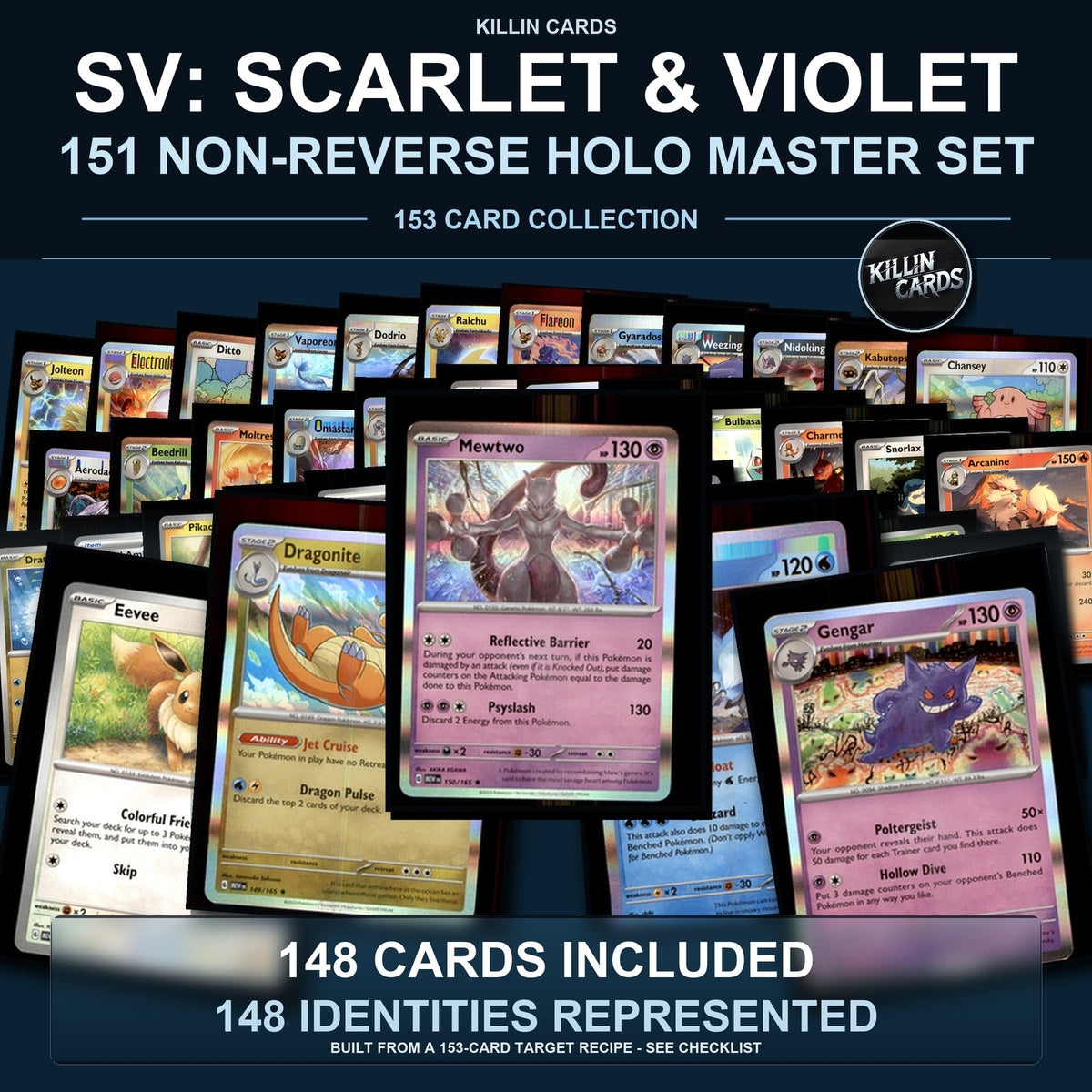 Pokemon TCG SV: Scarlet & Violet 151 C/UC/R Standard Set 151 Cards