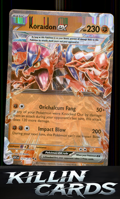 Koraidon ex 121/217 Pokemon Double Rare ME: Ascended Heroes Card NM