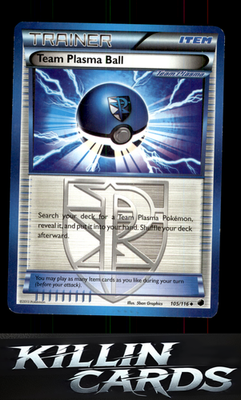 Team Plasma Ball (Team Plasma) 105/116 Pokemon Uncommon Plasma Freeze Card LP