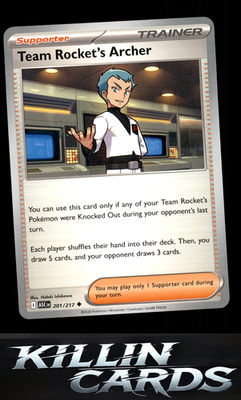 Team Rocket's Archer 201/217 Pokemon Uncommon ME: Ascended Heroes Card NM