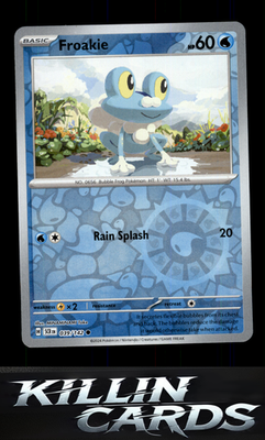 Reverse Holofoil Froakie 039/142 Pokemon Common SV07: Stellar Crown Card NM