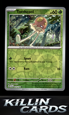 Reverse Holofoil Toedscool - 025/198 025/198 Pokemon Common SV01: Scarlet & Viol