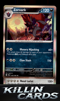 Zoroark 032/064 Pokemon Rare SV: Shrouded Fable Card NM