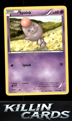 Spoink 49/146 Pokemon Common XY Base Set Card NM