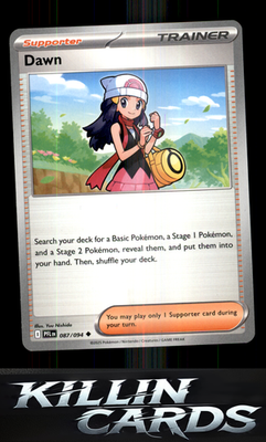 Dawn 087/094 Pokemon Uncommon ME02: Phantasmal Flames Card NM