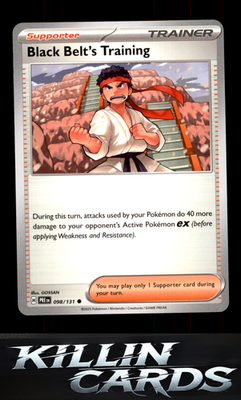 Black Belt's Training - 098/131 098/131 Pokemon Common SV: Prismatic Evolutions